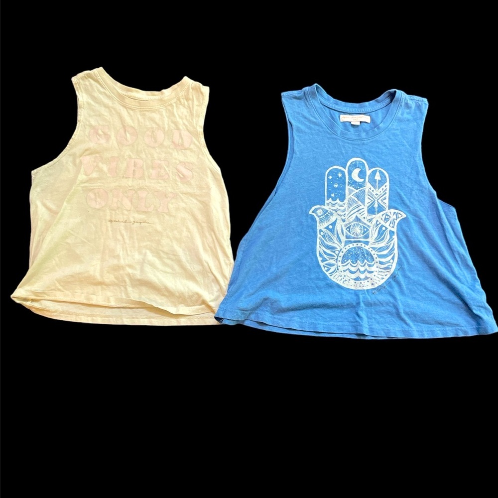 Lot of two Spiritual Gangster tanks size 14 and S 🔥 🧘‍♀️ 😎